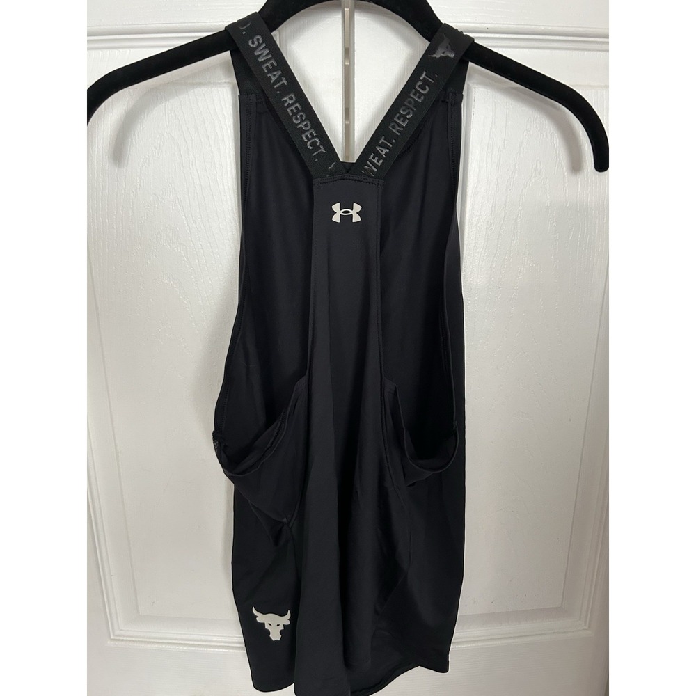 Under Armour Tank Top Fitted  Black Polyester - XS
